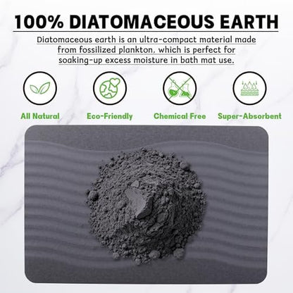 Stone Bath Mat Diatomaceous Earth Shower Mat - Image 3