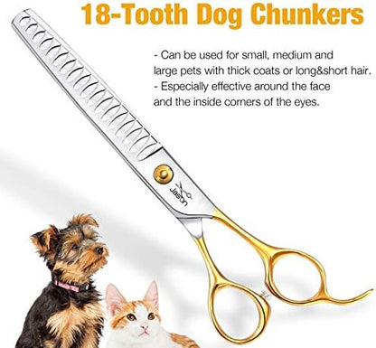 JASON Dog Grooming Chunker Scissors - Image 4