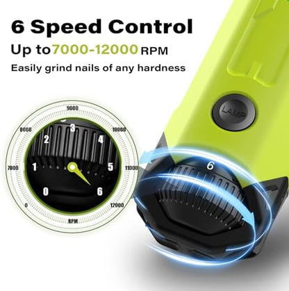 Casfuy 6-Speed Dog Nail Grinder - Image 2