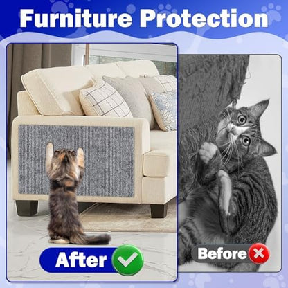 ENONCI 78.7x15.8 Cat Scratch Pad, Furniture Protector - Image 2