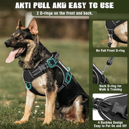Tactical Dog Harness and Leash Set - Image 2