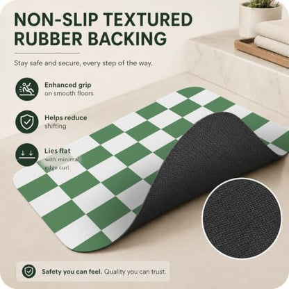 Natural Diatomaceous Earth Bath Mat, Ultra Thin Quick Dry Floor Rug - Image 5