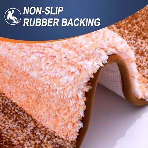 OLANLY Small Bathroom Rugs 35x16, Extra Soft Absorbent Microfiber Bath Rugs - Image 5