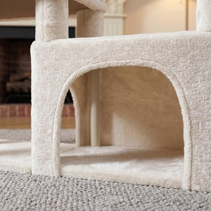 YUNIQUE Multi-Functional Cat Tree Tower, Big Cat Condo - Image 7