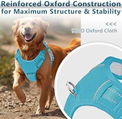 BARKBAY No Pull Dog Harness for Large Dogs, ID Tag Holder Dog Vest - Image 2