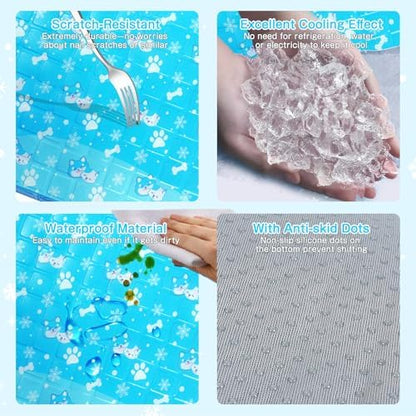 Dog Cooling Mat, Non Toxic Gel Cooling Pad - Image 4