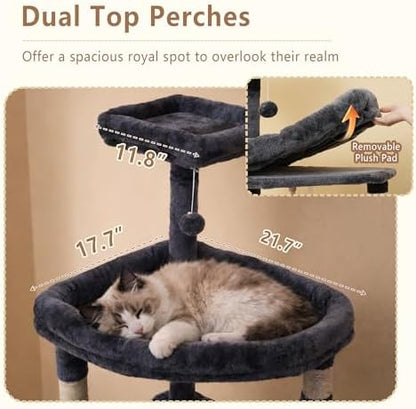 Heybly 64.2" Heavy-Duty Cat Tree - Image 3