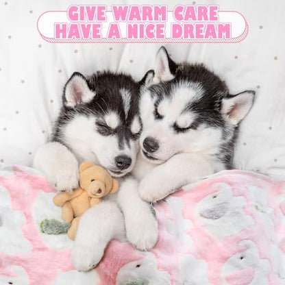 Chumia 18 Pcs Fleece Puppy Blanket - Image 4