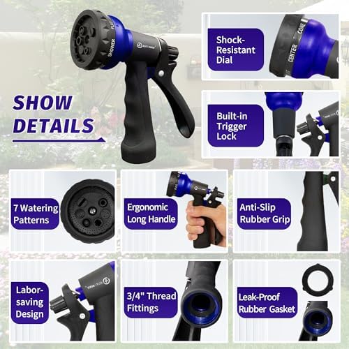 AUTOMAN Garden Hose Nozzle, Water Sprayer Nozzle - Image 3
