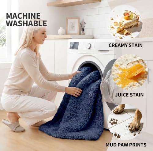 ILANGO Bathroom Rugs 36" × 24", Extra Soft Absorbent Microfiber Bath Rugs - Image 3