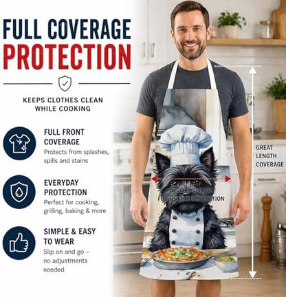 Caroline's Treasures Cairn Terrier The Chef Apron Cooking Kitchen Server Baking - Image 3
