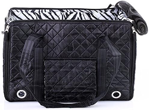 Sherpa Park Tote Pet Carrier, Medium Black - Image 3