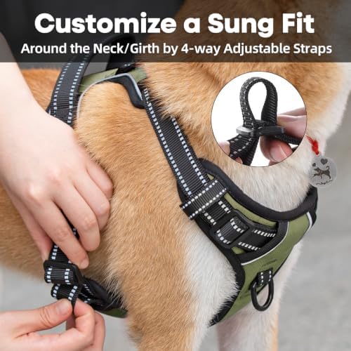PoyPet No Pull Dog Harness Small, Reflective Vest - Image 5