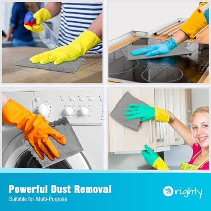 Orighty Microfiber Cleaning Cloth Bulk, 150 Pack Shop Towels 12x12in - Image 7