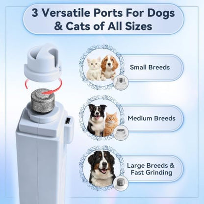 2-in-1 Quiet Electric Pet Nail Clipper & Grinder - Image 6