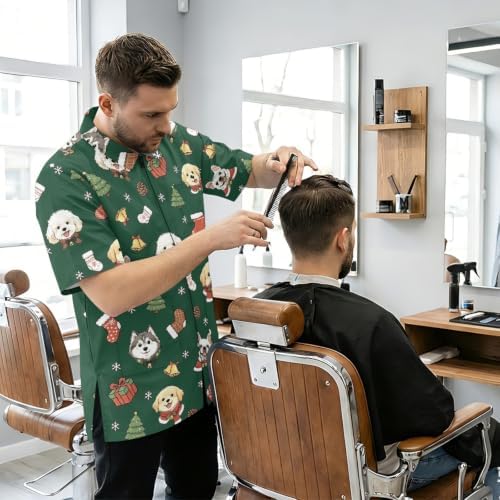 Funny Print Barber Jackets & Smocks - Image 3