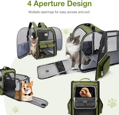 Large Cat Backpack Carrier Expandable Pet Carrier Backpack - Image 5
