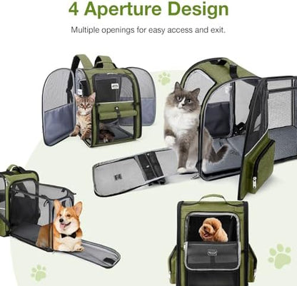 Large Cat Backpack Carrier Expandable Pet Carrier Backpack - Image 5