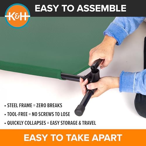 K&H Outdoor Elevated Dog Bed for Medium & Large Pets - Image 5