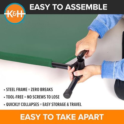 K&H Outdoor Elevated Dog Bed for Medium & Large Pets - Image 5