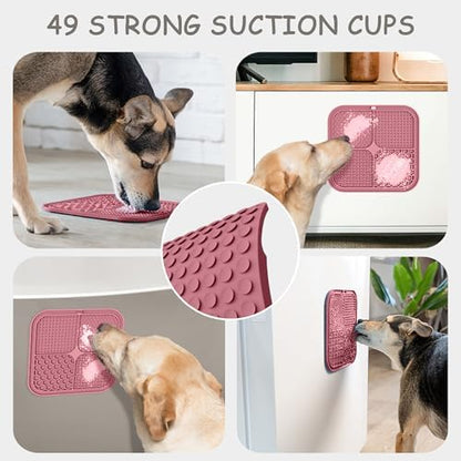 ChefAide 2 Pack Lick Mat for Dogs, Cats & Puppies - Image 4