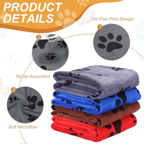 Microfiber Dog Towels Drying Dogs 40x20 in Super Soft - Image 3