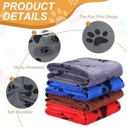 Microfiber Dog Towels Drying Dogs 40x20 in Super Soft - Image 3