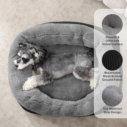 INVENHO Small Dog Bed Orthopedic Warming Soft Calming Sleeping Durable - Image 2