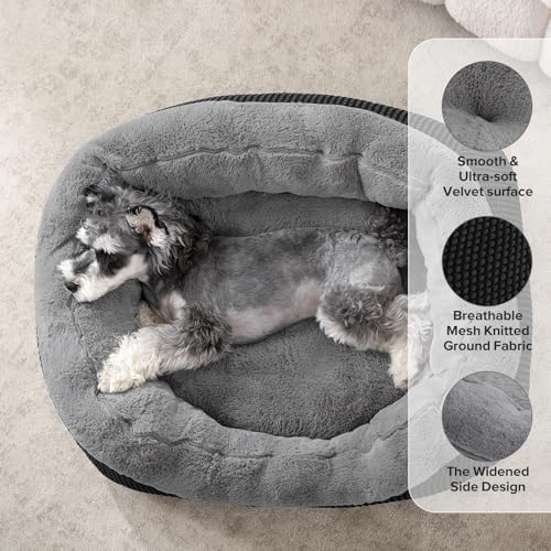 INVENHO Large Dog Beds Large Sized, Washable Orthopedic Warming Soft Sleeping - Image 2