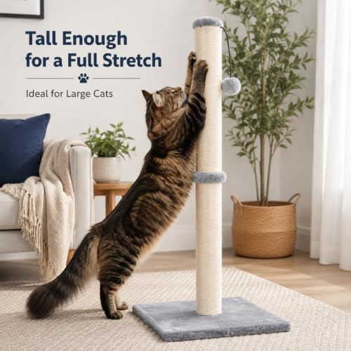 Dimaka 34" Tall Cat Scratching Post - Image 4