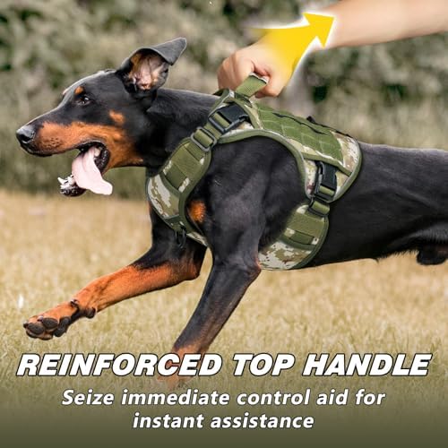 WINGOIN Tactical Dog Harness for Extra Large Dogs, No Pull Dog Harness - Image 2