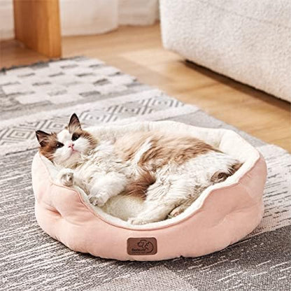 Bedsure Small Dog Bed Washable, Round Cat Beds - Image 2
