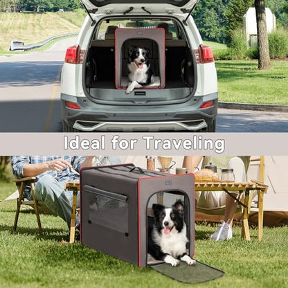 PETSFIT Collapsible Dog Crate, Portable Dog Crate - Image 6