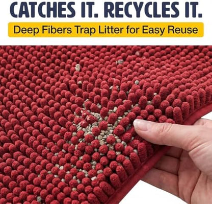 Muddy Mat® | Cat Litter Mat 18"x28", Litter Trapping Mat, Super Absorbent - Image 4