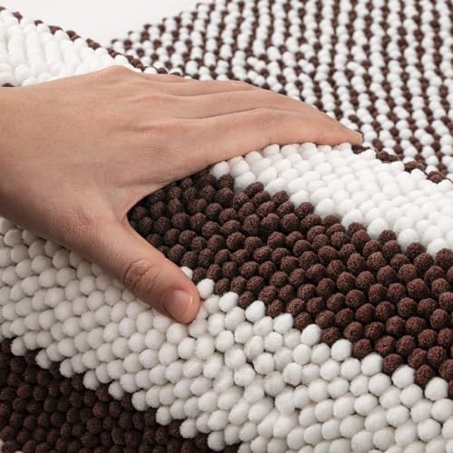 BSICPRO Large Bathroom Rugs Runner, 20x47 Chenille Bath Mats - Image 5
