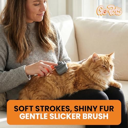 GoPets Self-Cleaning Slicker Brush - Image 5