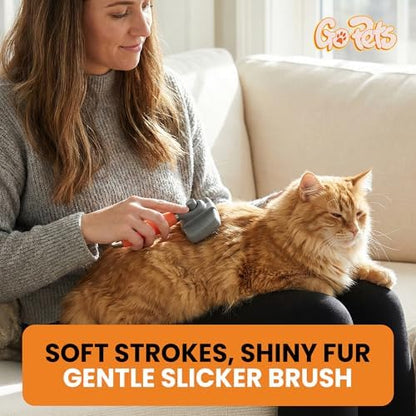 GoPets Self-Cleaning Slicker Brush - Image 5