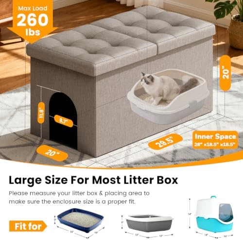 3-in-1 Cat Litter Box Enclosure - Image 3