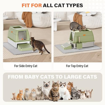 XL Stainless Steel Litter Box - Image 7
