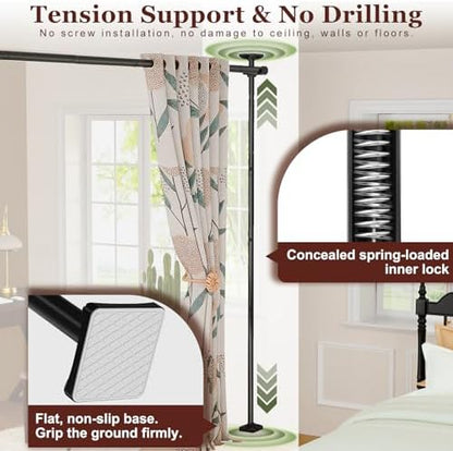 Goovilla Room Divider for Room Separation, 4-10ft 28-114inch - Image 4