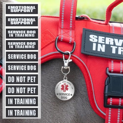Service Dog Vest Harness, ID Tag + 50 ADA Information Cards - Image 4