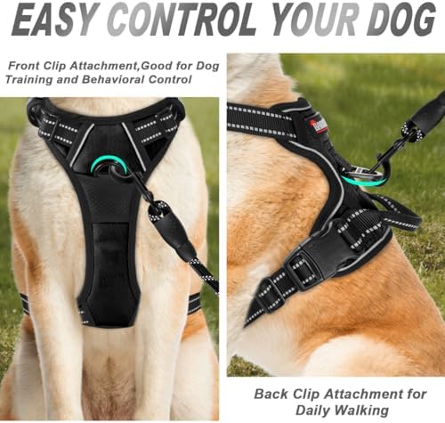 BARKBAY Dog Harness No Pull for Medium Sized Dog Front Back Clips, Dog Vest - Image 2
