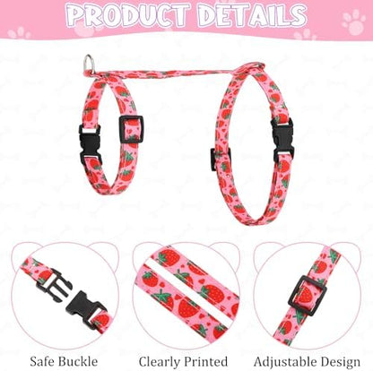 2 Pack Cat Harness and Leash Escape Proof Adjustable Cat Harness - Image 3