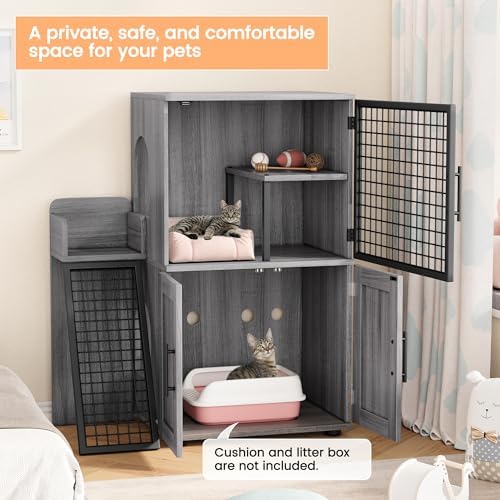 IDEALHOUSE Cat Litter Box Enclosure - Image 2
