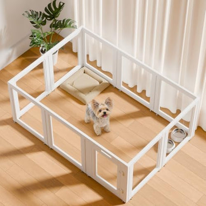 EVERFRONT Clear Acrylic Dog Playpen by Everfront