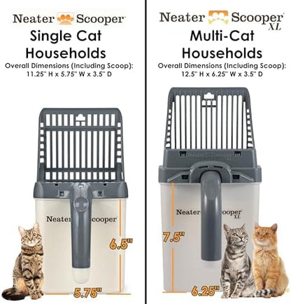Neater Pet Brands Neater Scooper XL Cat Litter Scoop, 195 Refill Bags – - Image 5