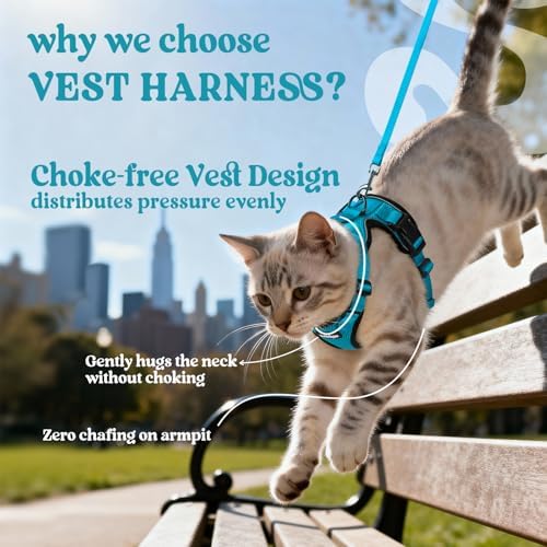 rabbitgoo Cat Harness and Leash Set, Escape Proof Vest - Image 3