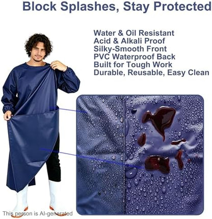 SUJAN PVC Coated Work Apron Waterproof Coverall - Image 3