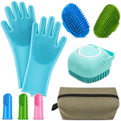 9PCS Pet Grooming & Bathing Kit by Unknown