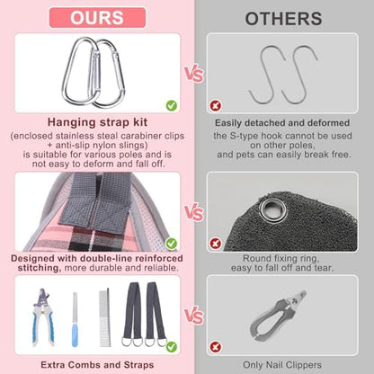 BEAUTYZOO Medium Dog Grooming Hammock Harness, Nail Trim Restraint Sling - Image 4